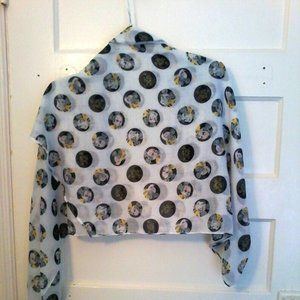 Vintage Disney Cartoon Scarf